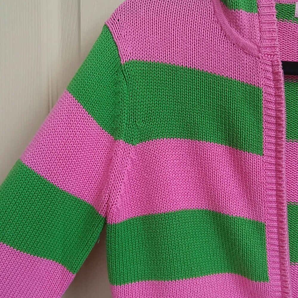 Lilly Pulitzer Striped Hooded Knit Sweater - Picture 7 of 8